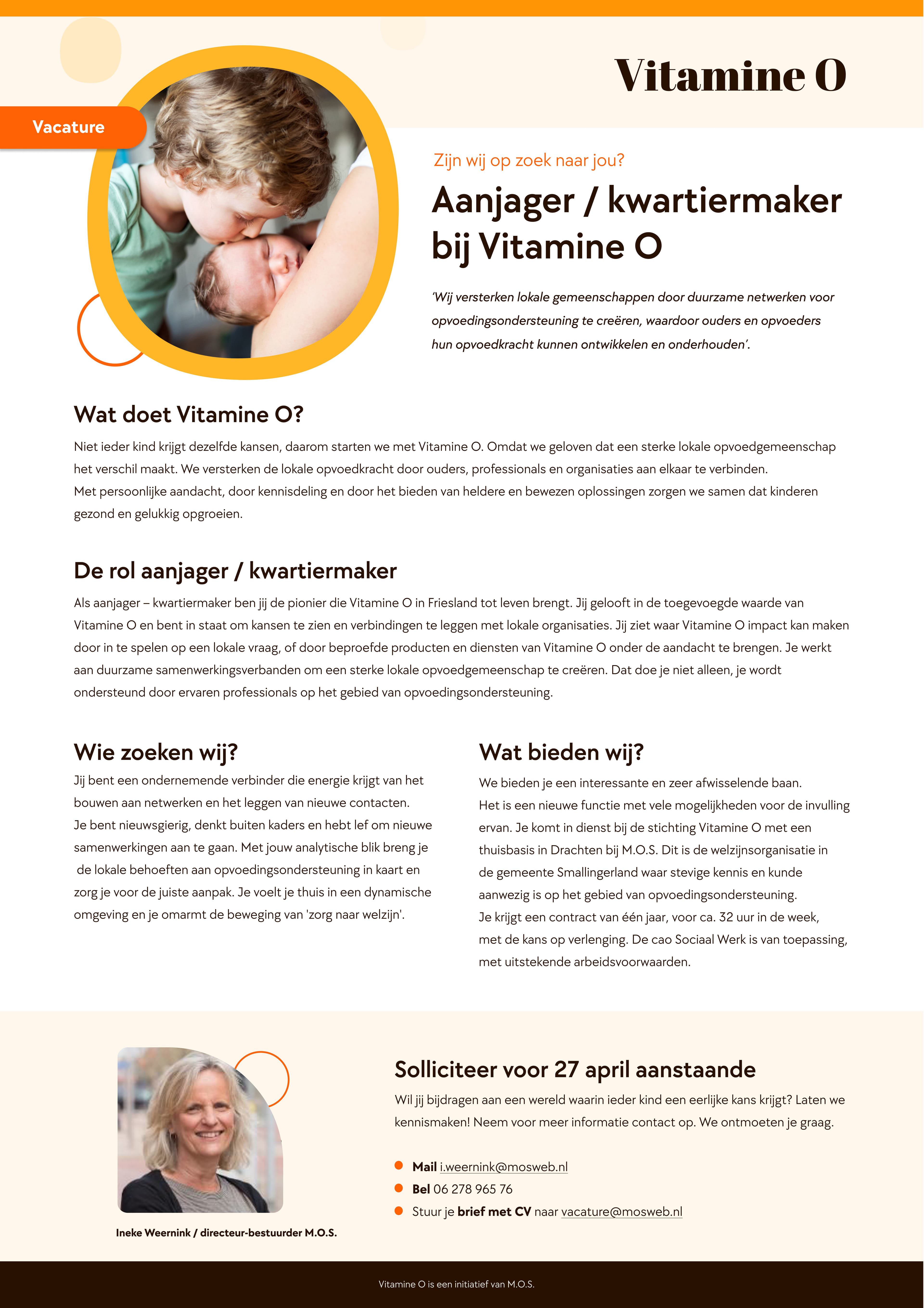 Ben jij de pionier die wij zoeken als het gaat om het leggen van contacten, verbindingen maken en samenwerkingsverbanden aangaan? Zie jij de waarde van een sterke lokale opvoedgemeenschap?